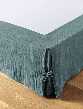 Cache sommier double gaze de coton