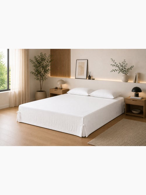 Cache-sommier Double Gaze de Coton GAÏA – Qualité Haut de Gamme - Kiabi