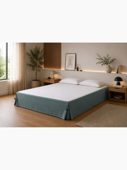 Cache-sommier Double Gaze de Coton GAÏA – Qualité Haut de Gamme - Kiabi
