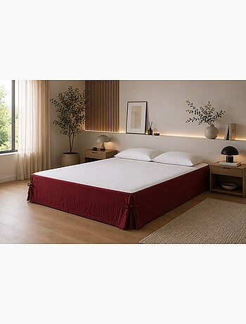 Cache-sommier Double Gaze de Coton GAÏA – Qualité Haut de Gamme