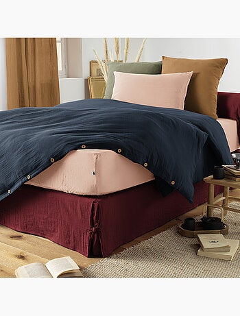 Cache-sommier Double Gaze de Coton GAÏA – Qualité Haut de Gamme