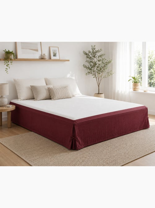 Cache-sommier Double Gaze de Coton GAÏA – Qualité Haut de Gamme - Kiabi