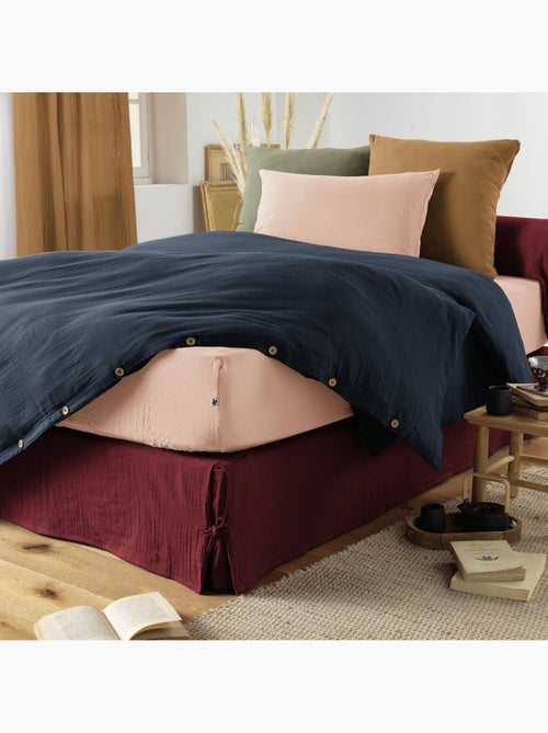 Cache-sommier Double Gaze de Coton GAÏA – Qualité Haut de Gamme - Kiabi
