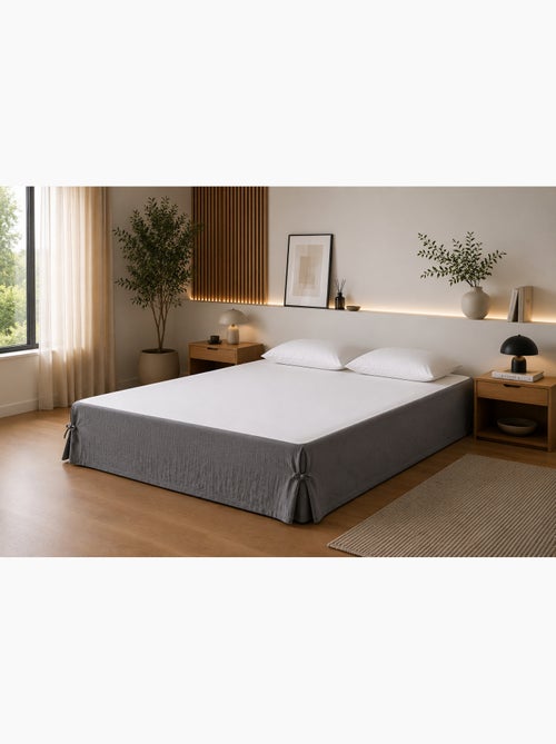 Cache-sommier Double Gaze de Coton GAÏA – Qualité Haut de Gamme - Kiabi