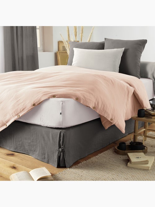 Cache-sommier Double Gaze de Coton GAÏA – Qualité Haut de Gamme - Kiabi