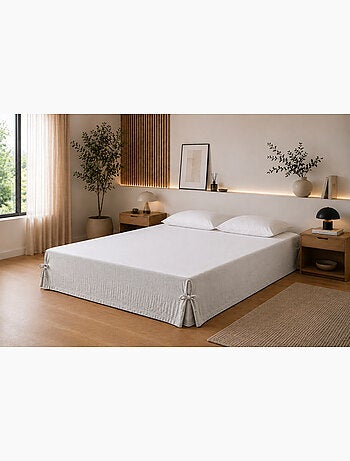 Cache-sommier double gaze de coton gaïa – qualité haut de gamme