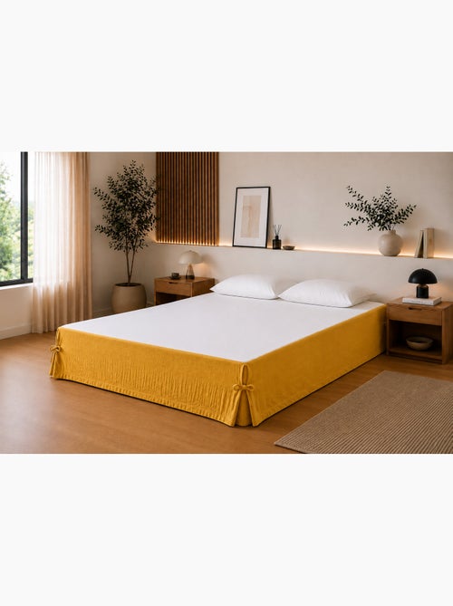 Cache-sommier Double Gaze de Coton GAÏA – Qualité Haut de Gamme - Kiabi