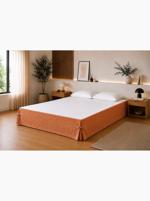 Cache-sommier Double Gaze de Coton GAÏA – Qualité Haut de Gamme - Kiabi