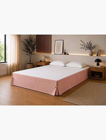 Cache-sommier double gaze de coton gaïa – qualité haut de gamme