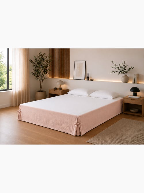 Cache-sommier Double Gaze de Coton GAÏA – Qualité Haut de Gamme - Kiabi