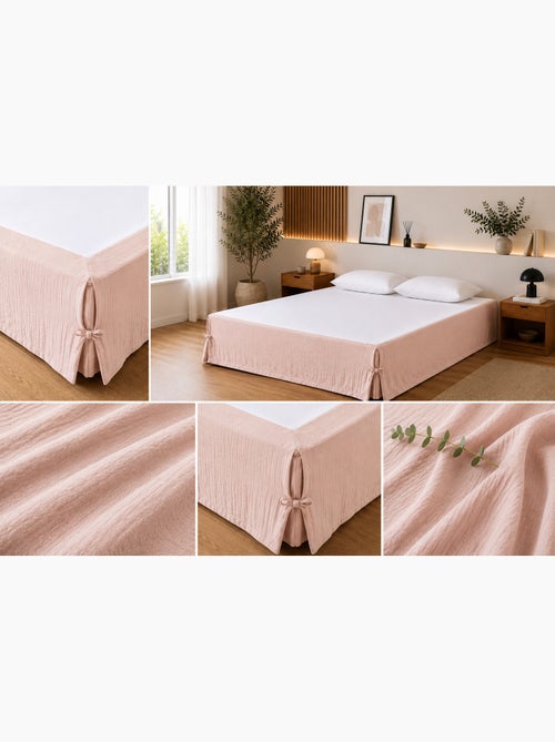 Cache-sommier Double Gaze de Coton GAÏA – Qualité Haut de Gamme - Kiabi