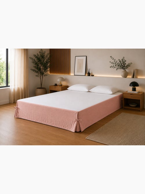 Cache-sommier Double Gaze de Coton GAÏA – Qualité Haut de Gamme - Kiabi