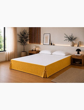 Cache-sommier double gaze de coton gaïa – qualité haut de gamme
