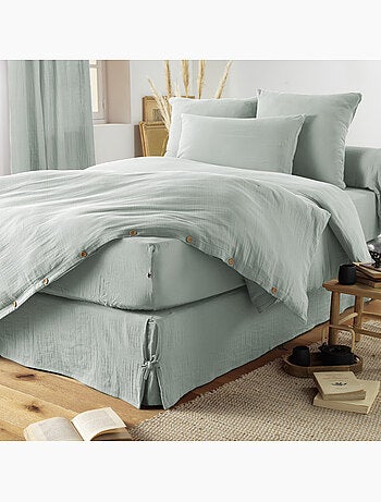 Cache-sommier Double Gaze de Coton GAÏA – Qualité Haut de Gamme