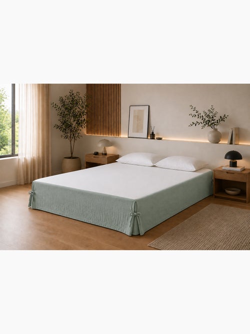 Cache-sommier Double Gaze de Coton GAÏA – Qualité Haut de Gamme - Kiabi