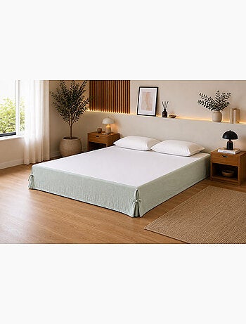 Cache-sommier Double Gaze de Coton GAÏA – Qualité Haut de Gamme