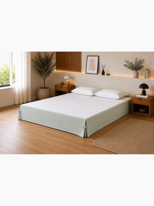 Cache-sommier Double Gaze de Coton GAÏA – Qualité Haut de Gamme - Kiabi Cache-sommier Double Gaze de Coton GAÏA – Qualité Haut de Gamme - Kiabi