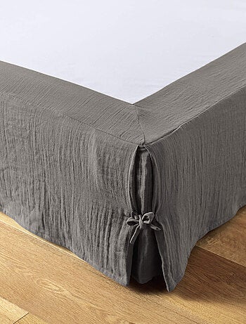 Cache sommier double gaze de coton