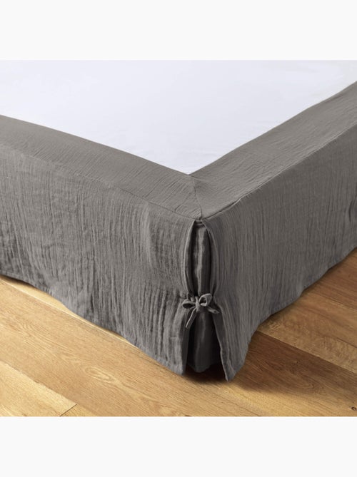 Cache sommier double gaze de coton - Kiabi Cache sommier double gaze de coton - Kiabi