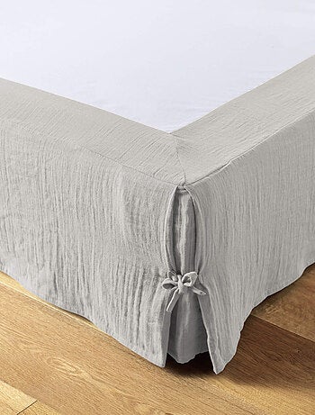 Cache sommier double gaze de coton