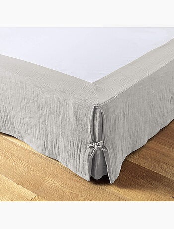 Cache sommier double gaze de coton