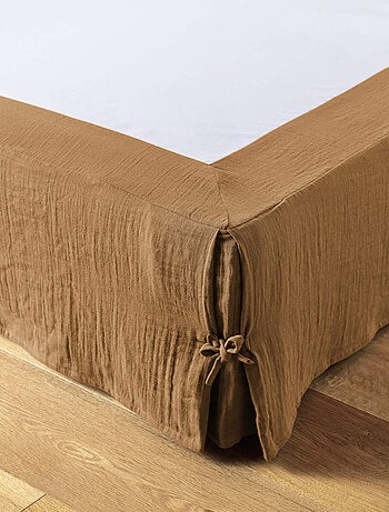 Cache sommier double gaze de coton