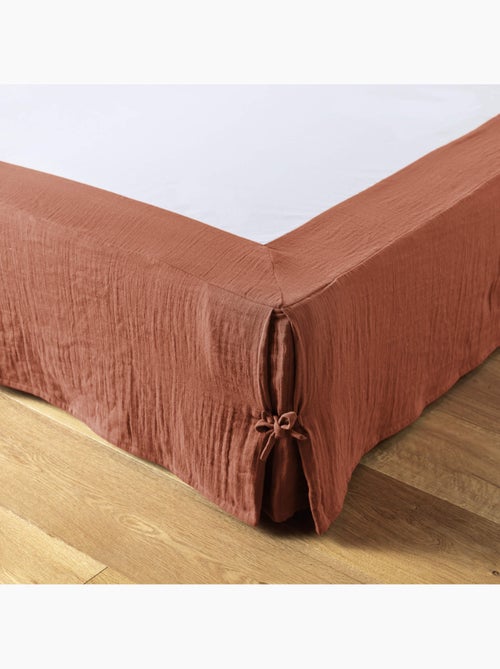 Cache sommier double gaze de coton - Kiabi Cache sommier double gaze de coton - Kiabi