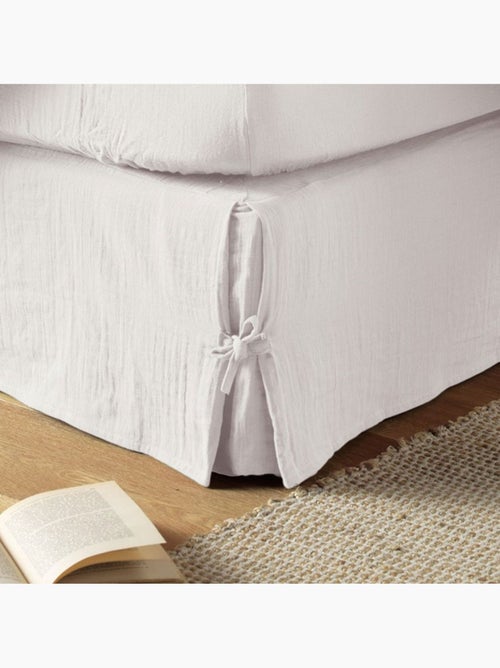 Cache sommier en double Gaze de coton - Kiabi Cache sommier en double Gaze de coton - Kiabi