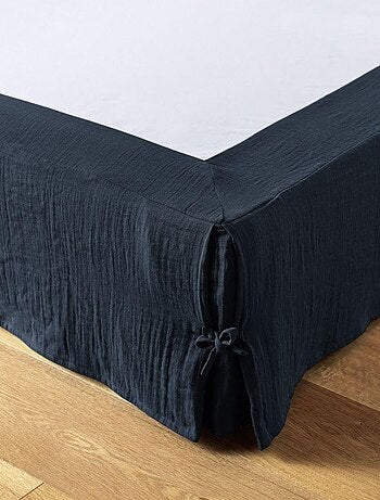 Cache sommier en double Gaze de coton