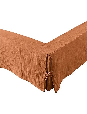 Cache sommier Gaze de coton gamme Gaia
