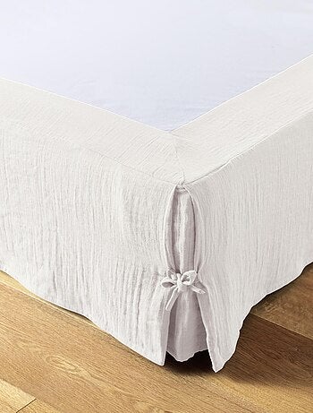 Cache sommier Gaze de coton gamme Gaia