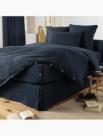 Cache sommier Gaze de coton gamme Gaia
