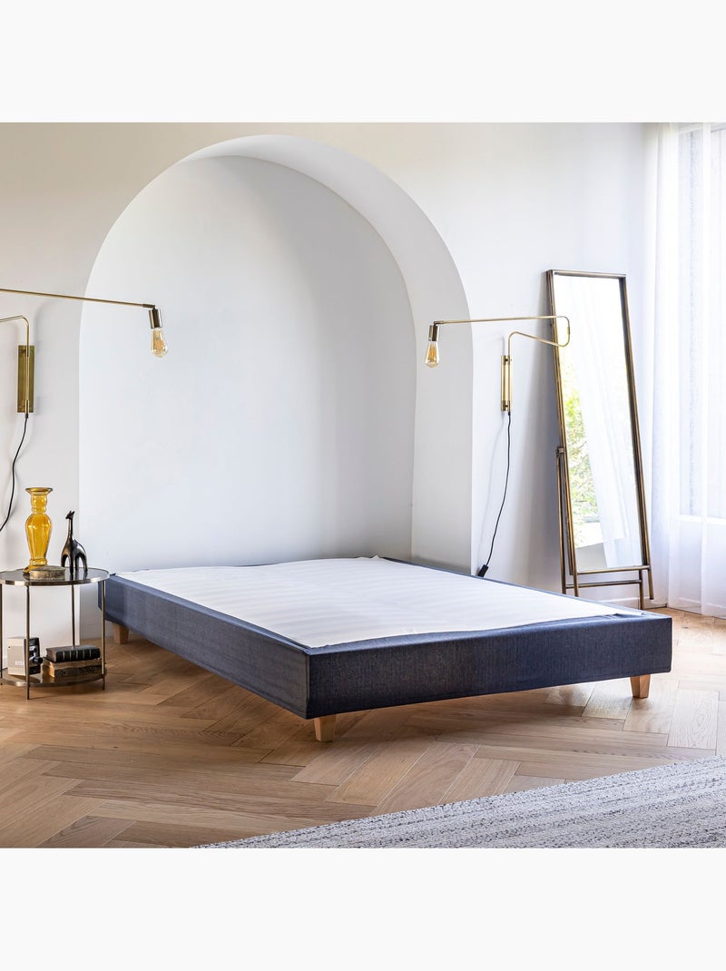 Cache-sommier intégral Leave Bleu marine - Kiabi