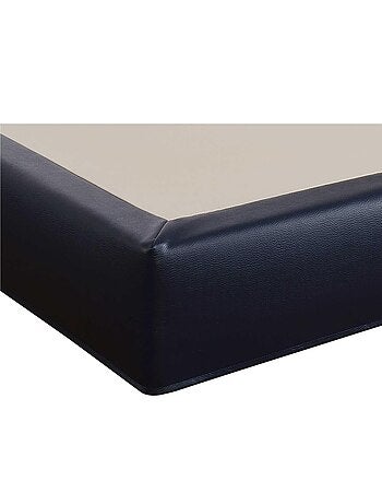 Cache-sommier intégral simili cuir