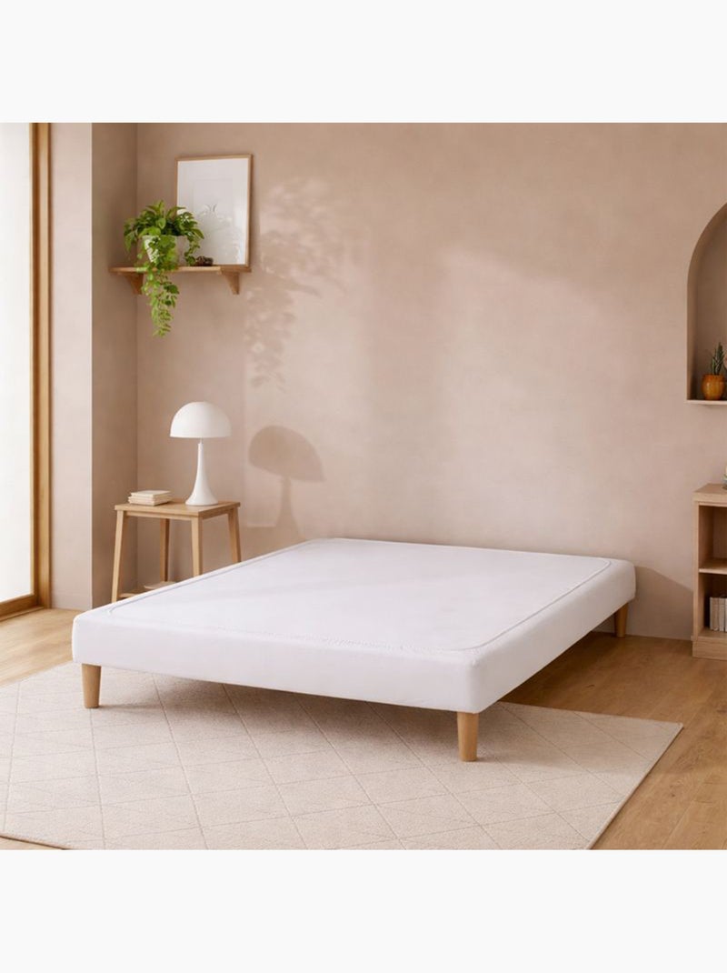 Cache sommier jersey coton extensible Blanc - Kiabi