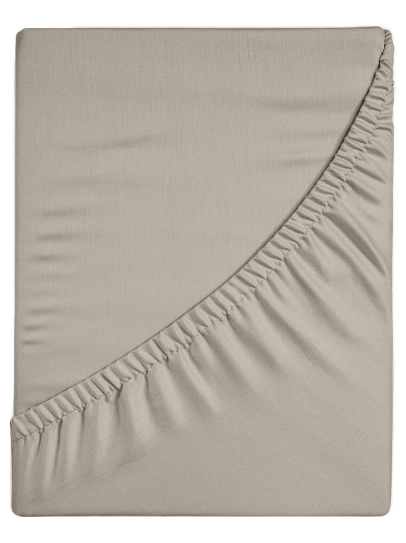 Cache-sommier jersey pour cadre à lattes Beige - Kiabi