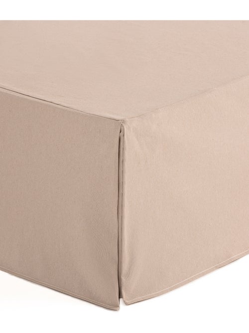 Cache-sommier, jupe de lit protectrice. Housse de sommier unie - Gamusi. - Kiabi