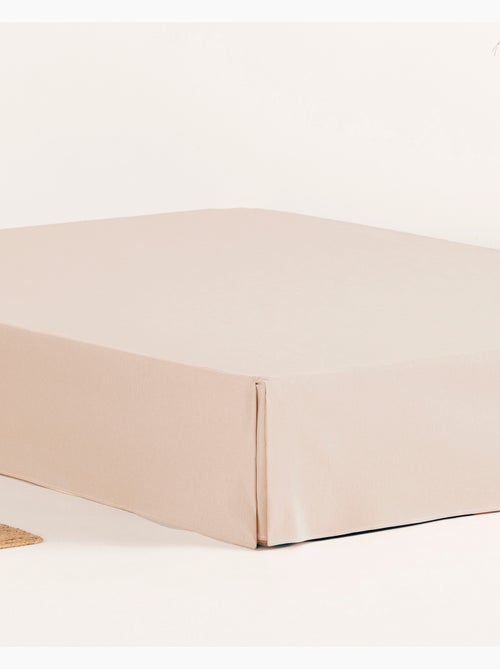 Cache-sommier, jupe de lit protectrice. Housse de sommier unie - Gamusi. - Kiabi