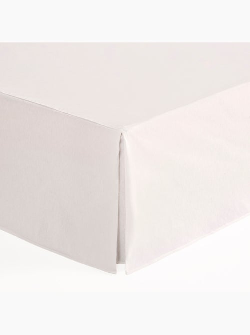 Cache-sommier, jupe de lit protectrice. Housse de sommier unie - Gamusi. - Kiabi