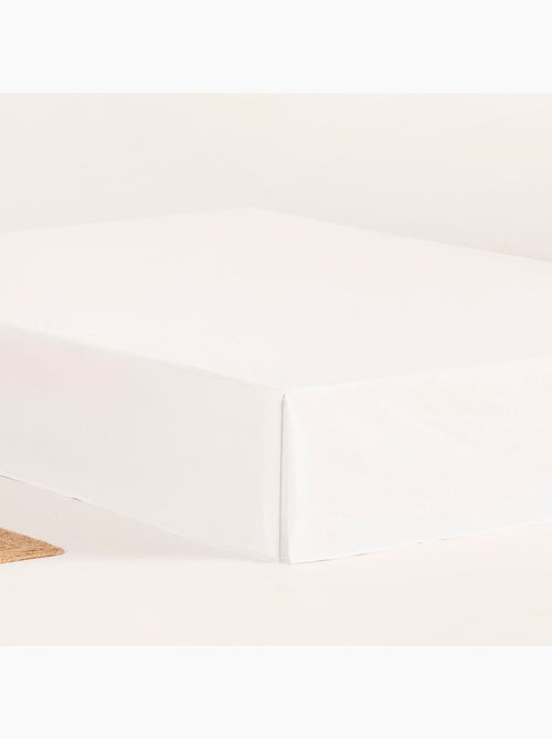 Cache-sommier, jupe de lit protectrice. Housse de sommier unie - Gamusi. - Kiabi