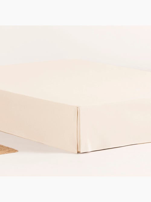 Cache-sommier, jupe de lit protectrice. Housse de sommier unie - Gamusi. - Kiabi