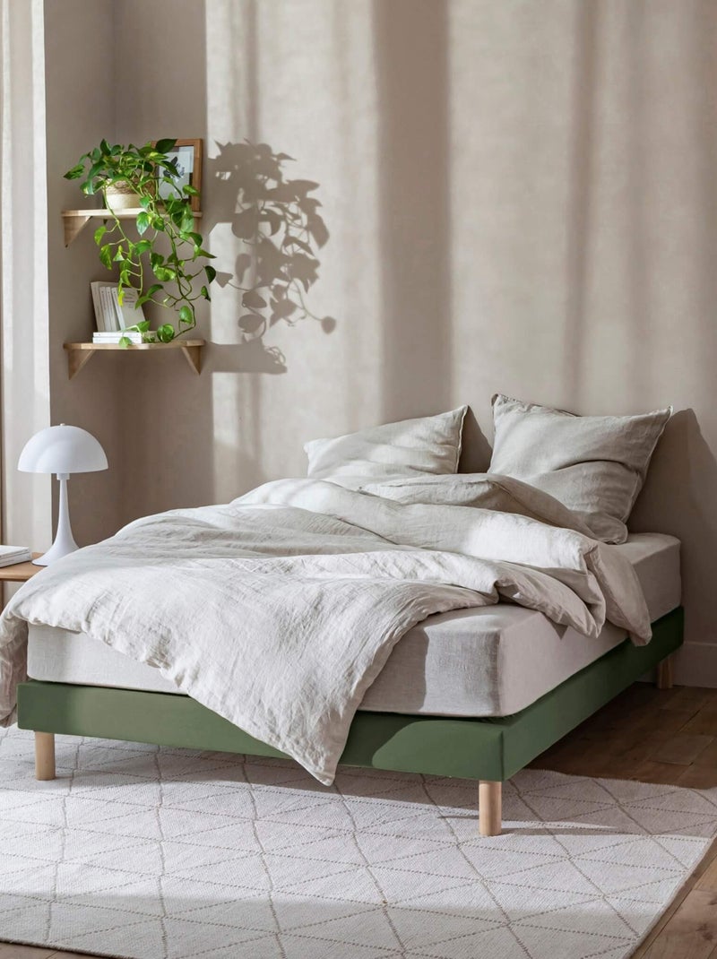 Cache sommier Kaki - Kiabi