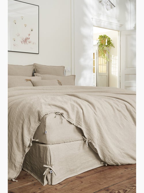 Cache-Sommier – Lin Lavé Français Luxe Soline – Lin - Kiabi