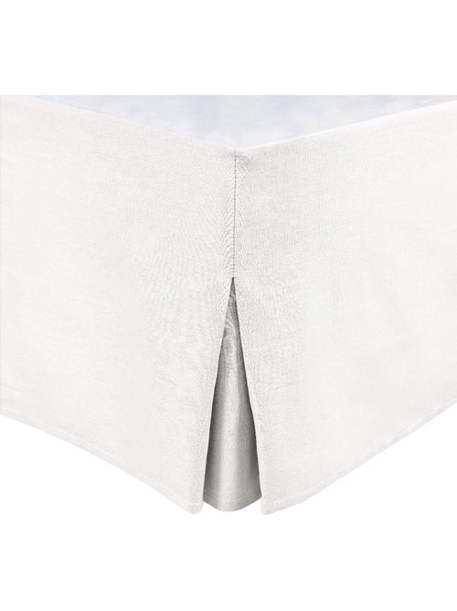 Cache sommiers 100% coton blanc - Kiabi Cache sommiers 100% coton blanc - Kiabi