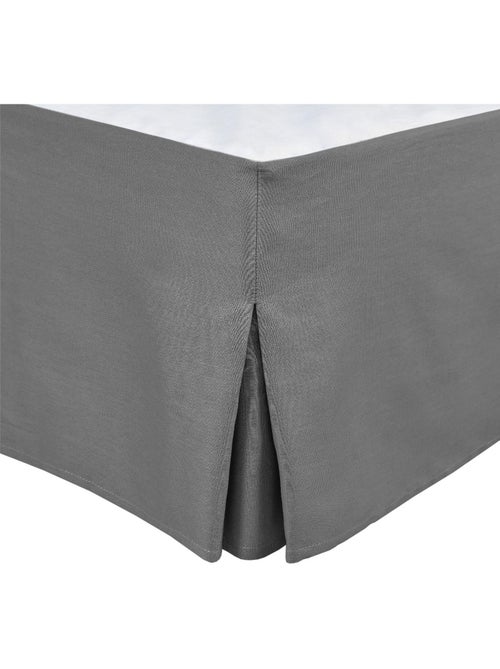 Cache sommiers 100% coton gris foncé - Kiabi Cache sommiers 100% coton gris foncé - Kiabi
