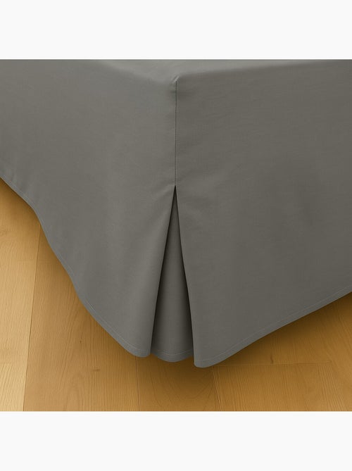 Cache sommiers 100% coton gris foncé - Kiabi Cache sommiers 100% coton gris foncé - Kiabi