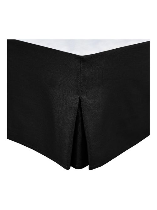 Cache sommiers 100% coton noir - Kiabi