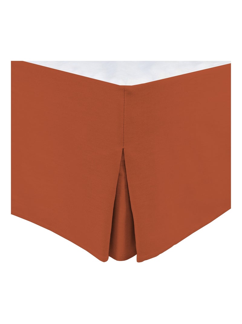 Cache sommiers 100% coton Terracotta - Kiabi