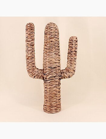 Cactus en fibres naturelles 74cm