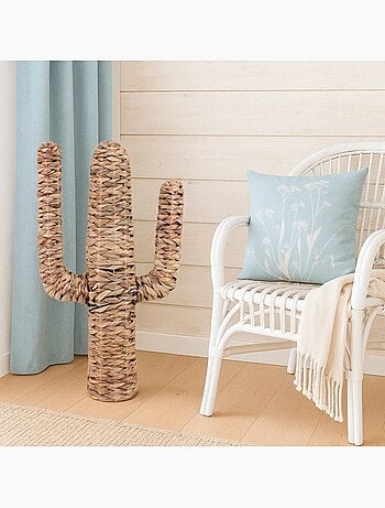 Cactus en fibres naturelles 74cm